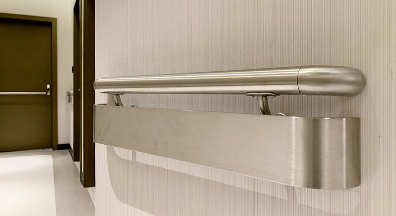 Antibacterial Steel Handrails For Hospitals