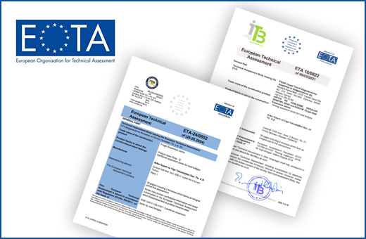 ETA certification for Mat expansion joints!